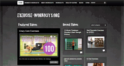 Desktop Screenshot of exercise-workouts.org